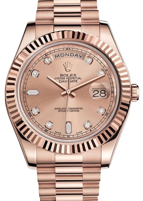 rolex presidential rose gold price.